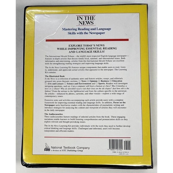 Lot 2 International Herald Tribune USA Today Mastering Reading Cassette Book SET - Picture 16 of 16